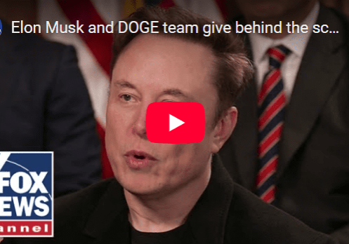 Elon musk and doge team give behind the scenes a thumbs up.